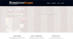 Desktop Screenshot of kreationsbolaget.se